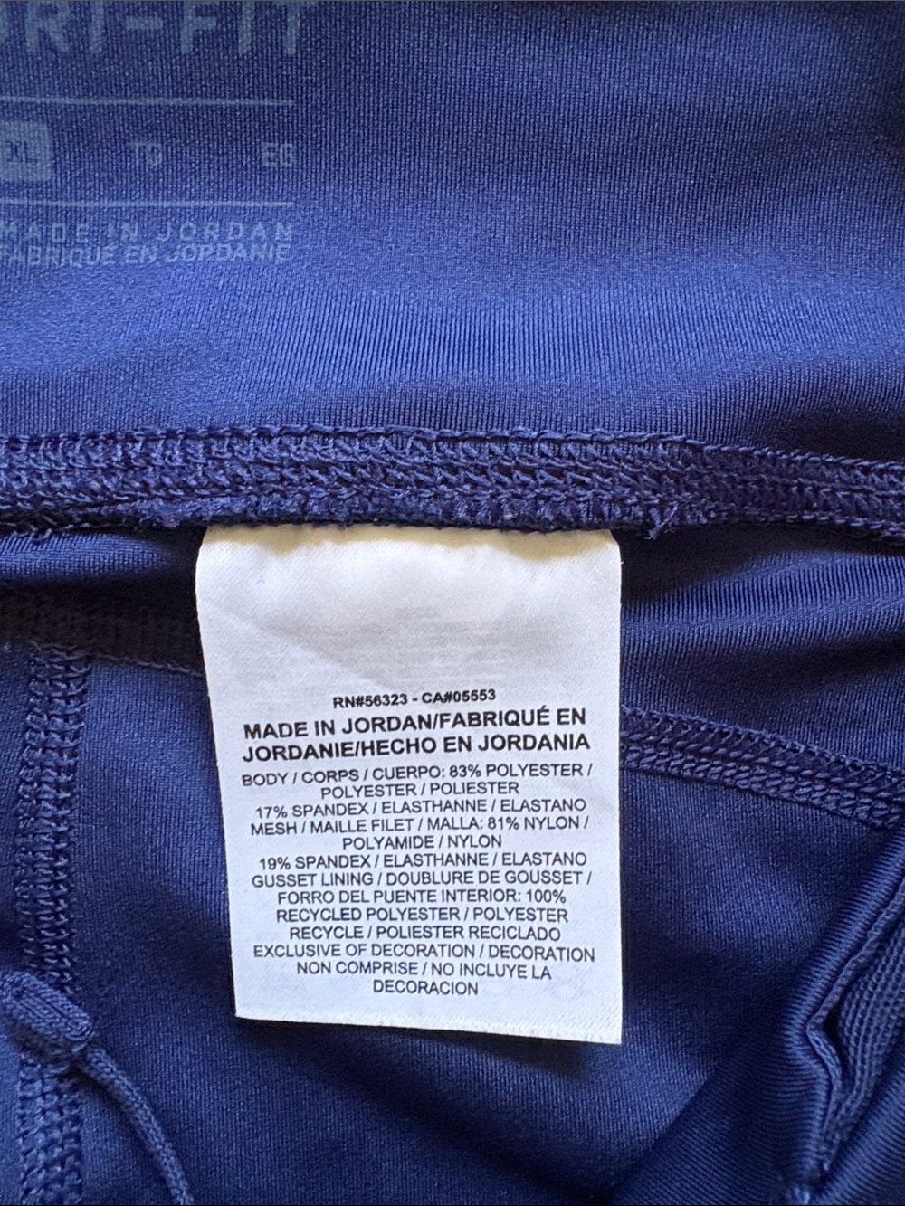 Nike Dark Blue Athletic Leggings - Picture 10 of 10